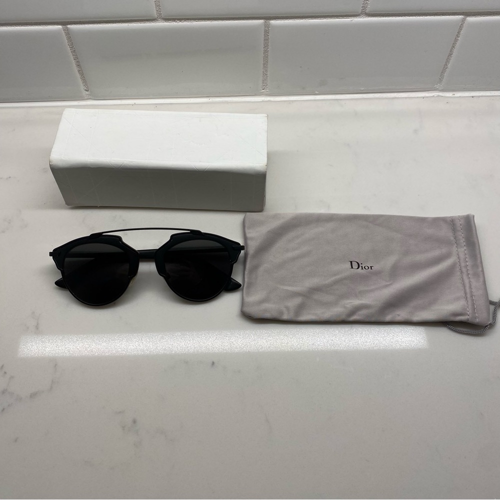 Black Dior “So Real” Sunglasses